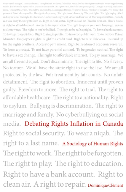 Book cover image for Debating Rights Inflation in Canada ISBN: 9781771122443